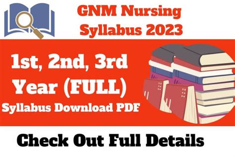 www.dgnm|gnm syllabus 2021 pdf.